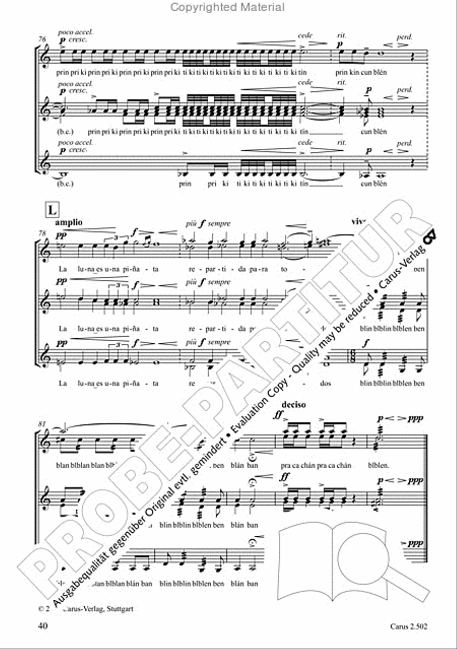 Makumbebe II. Latin American Choral Repertoire. Carmina mundi. Music + CD Choir scores gallery preview page 41