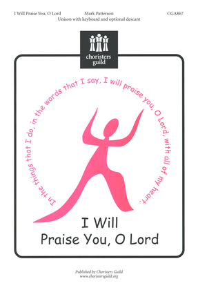 Book cover for I Will Praise You, O Lord