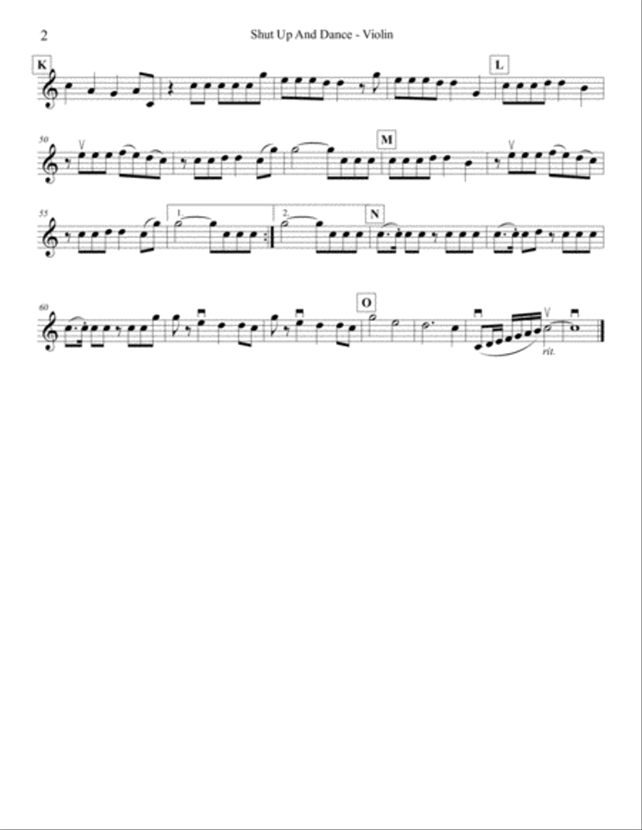 Shut Up And Dance String Trio scores gallery preview page 6