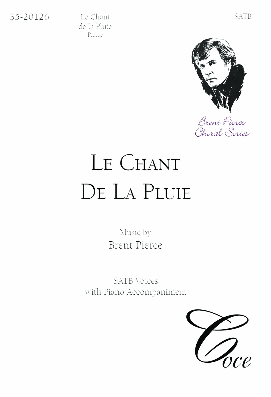 Le Chant De La Pluie 4-Part scores gallery preview page 1