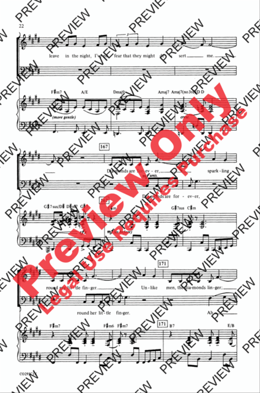 The Best of Bond (A Medley) 4-Part scores gallery preview page 21