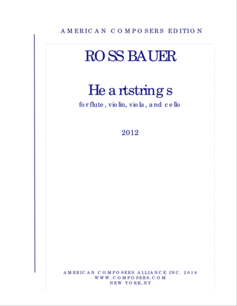 [Bauer] Heartstrings Small Ensemble scores gallery preview page 1