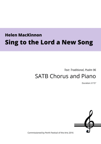 Sing to the Lord a New Song