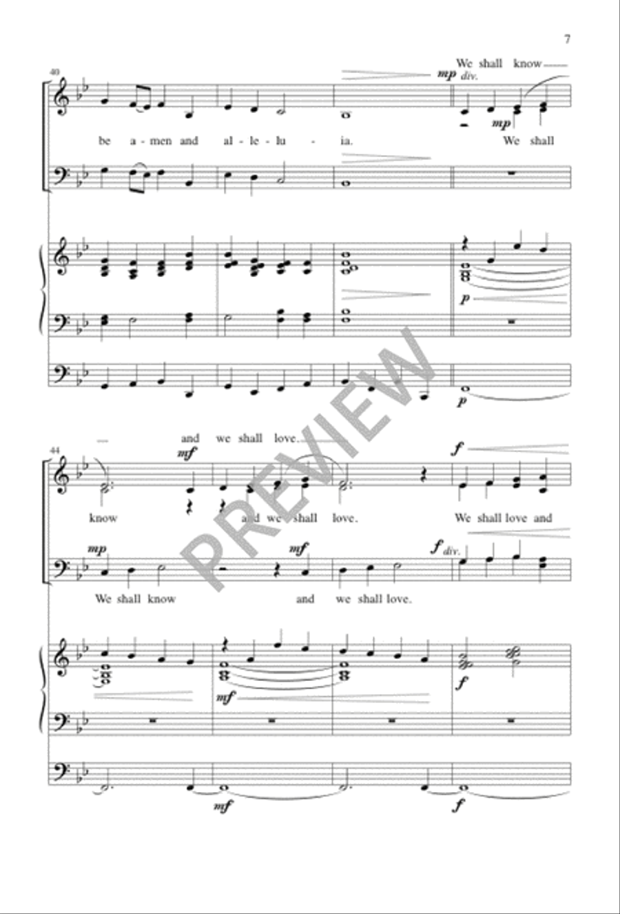 All Shall Be Amen and Alleluia Divisi scores gallery preview page 8
