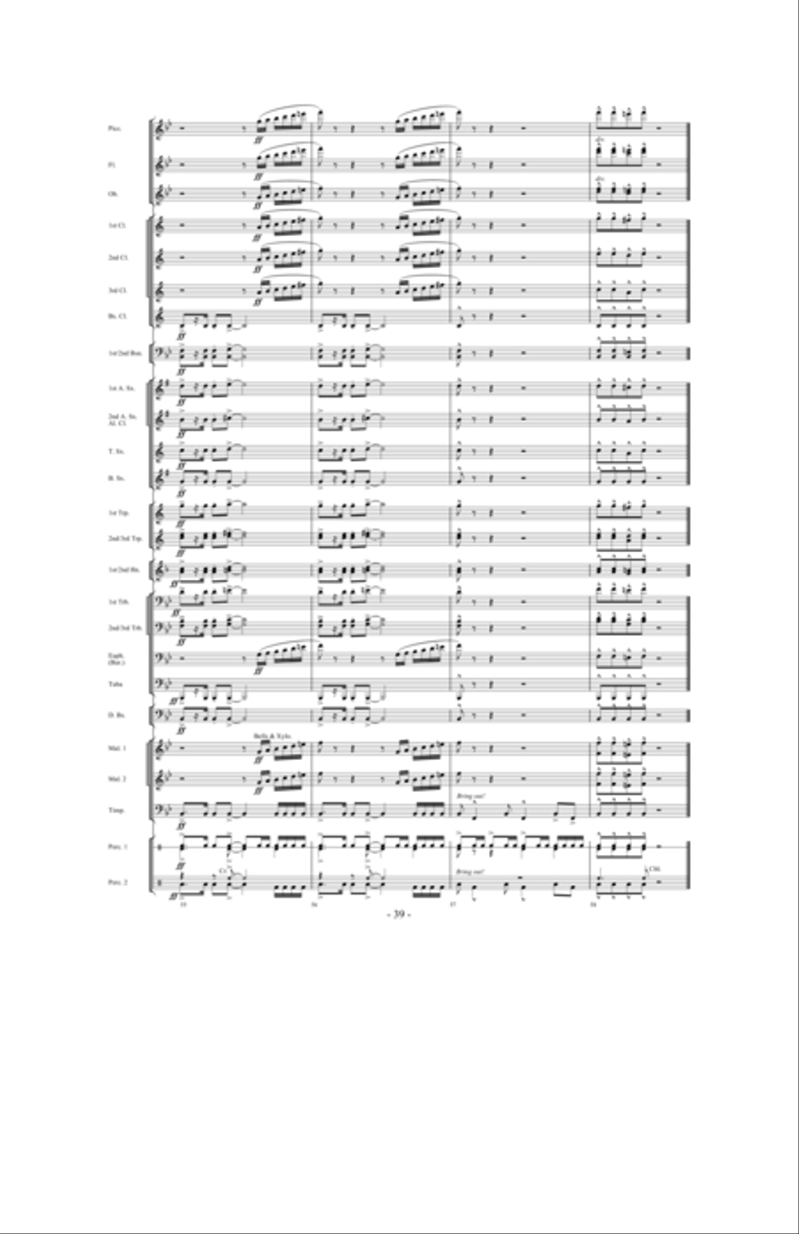 Nightflight Concert Band scores gallery preview page 38
