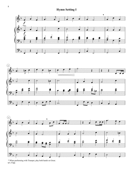 By Grace I'm Saved: Festival Hymn Setting image number null