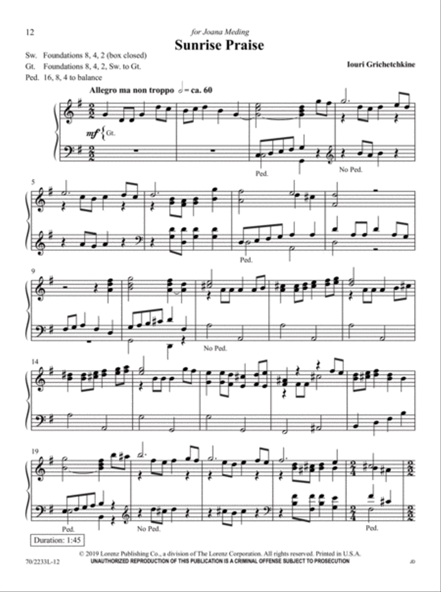Easy Organ Library, Vol 67 Organ Solo scores gallery preview page 7
