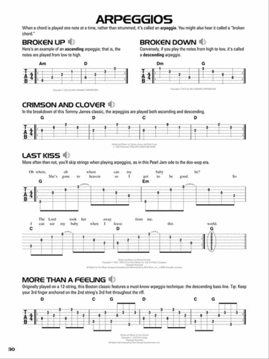 Hal Leonard Acoustic Guitar Tab Method – Book 1 Acoustic Guitar scores gallery preview page 8