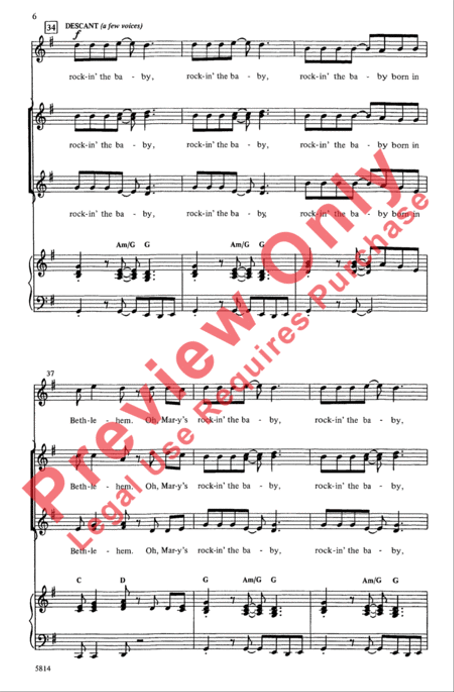 Rockin' the Baby 2-Part scores gallery preview page 6