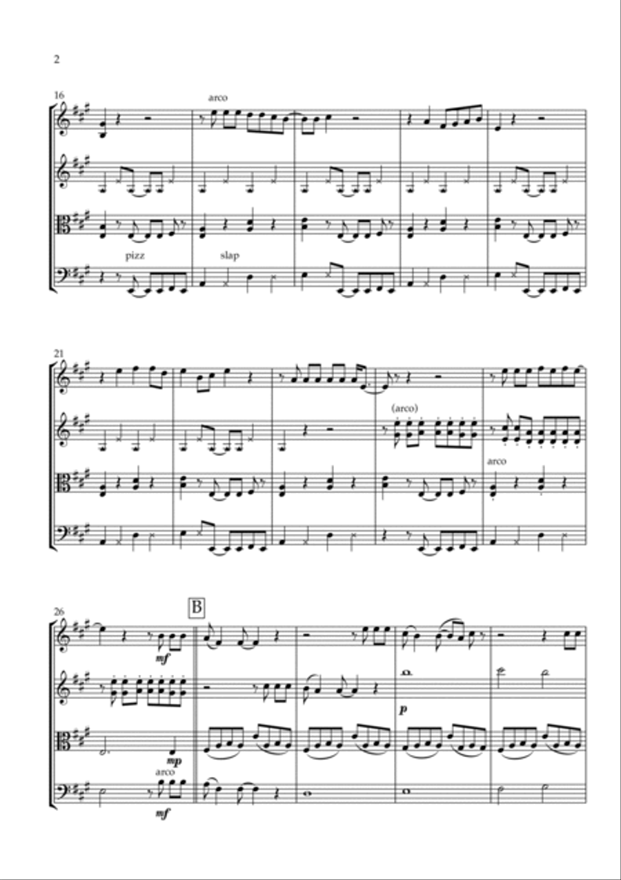 Magic Magic String Quartet scores gallery preview page 2