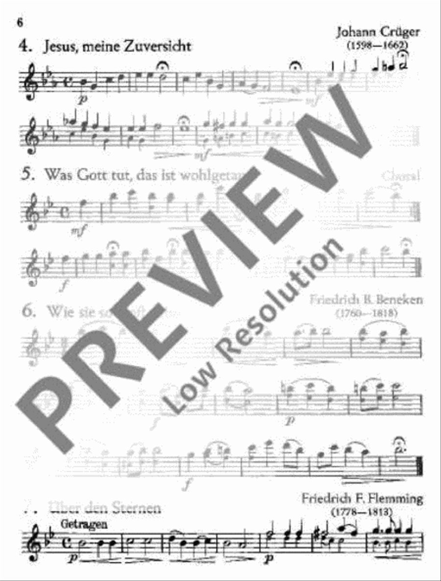 Für Feiern und Feste Clarinet scores gallery preview page 7