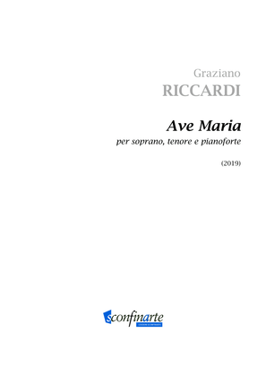 Graziano Riccardi: Ave Maria (ES-23-009) - Score Only