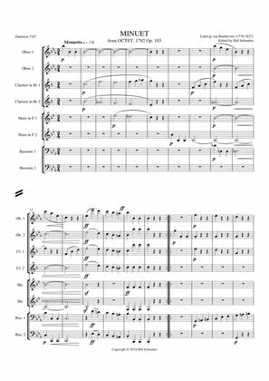 Minuet from Octet Op. 103