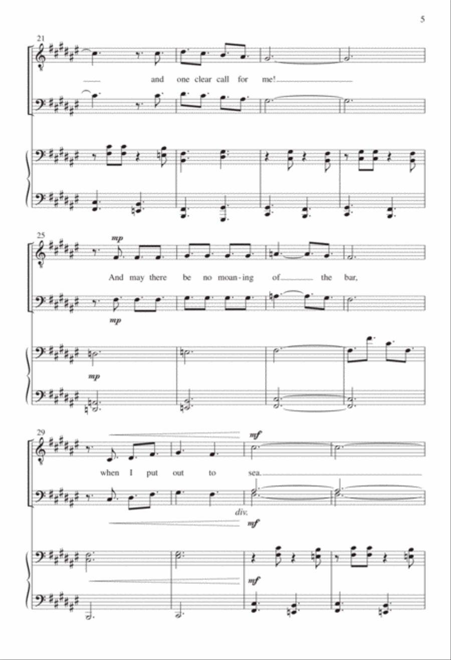 Crossing the Bar Crossing the Bar 3-Part scores gallery preview page 4