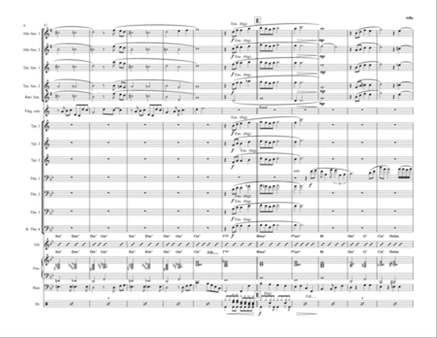 Alfie Jazz Ensemble scores gallery preview page 4