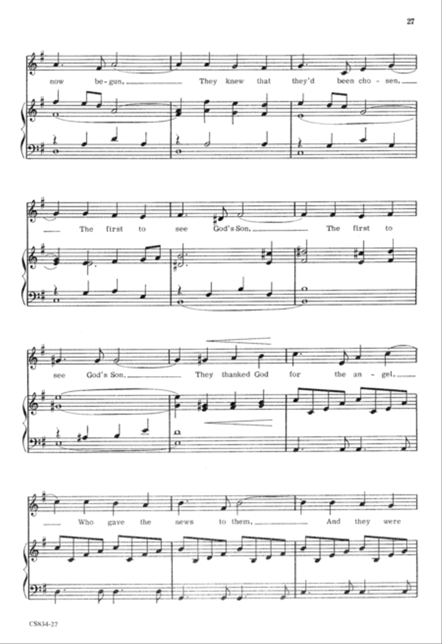 The Brightest Star Unison Choir scores gallery preview page 27