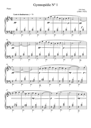 Gymnopédie Nº 1 - Satie