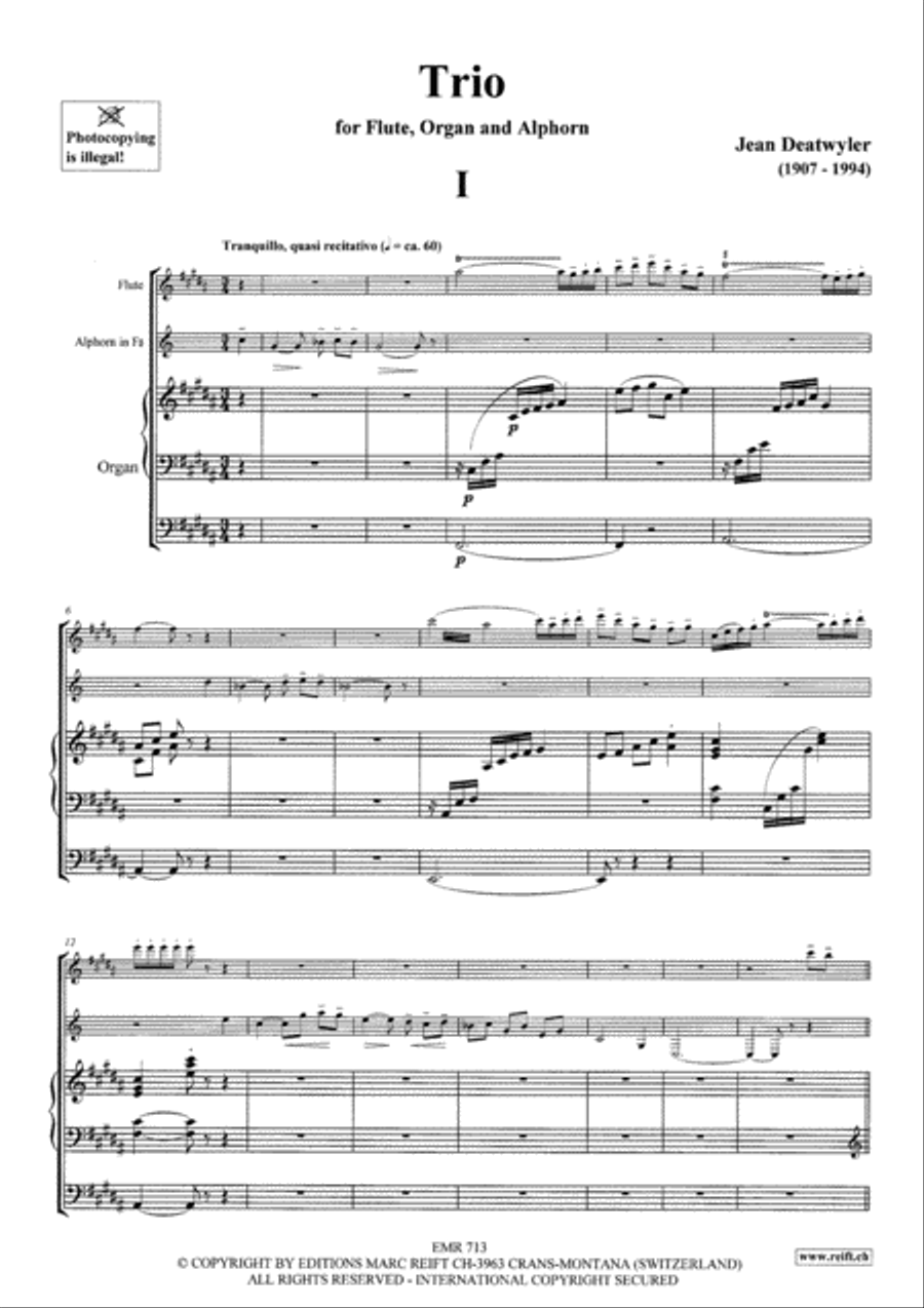 Trio Flute scores gallery preview page 3