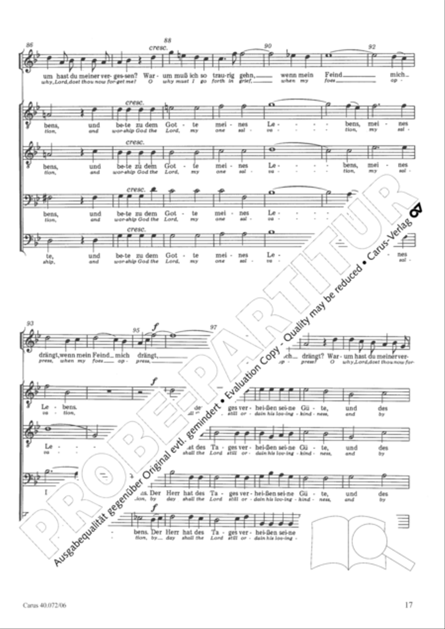Psalm 42 Psalm 42 4-Part scores gallery preview page 18