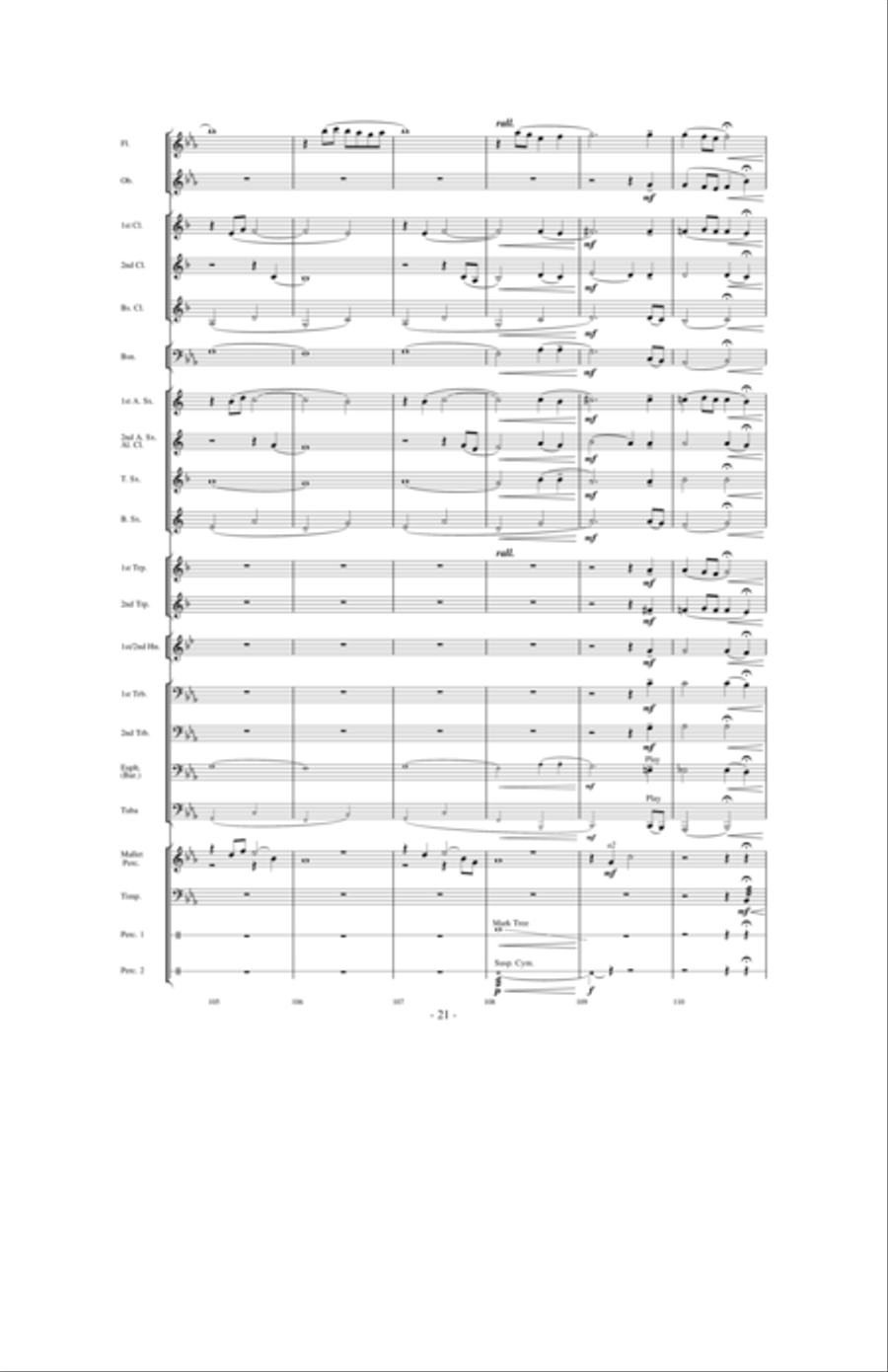 Clark County Celebration Clark County Celebration Concert Band scores gallery preview page 20