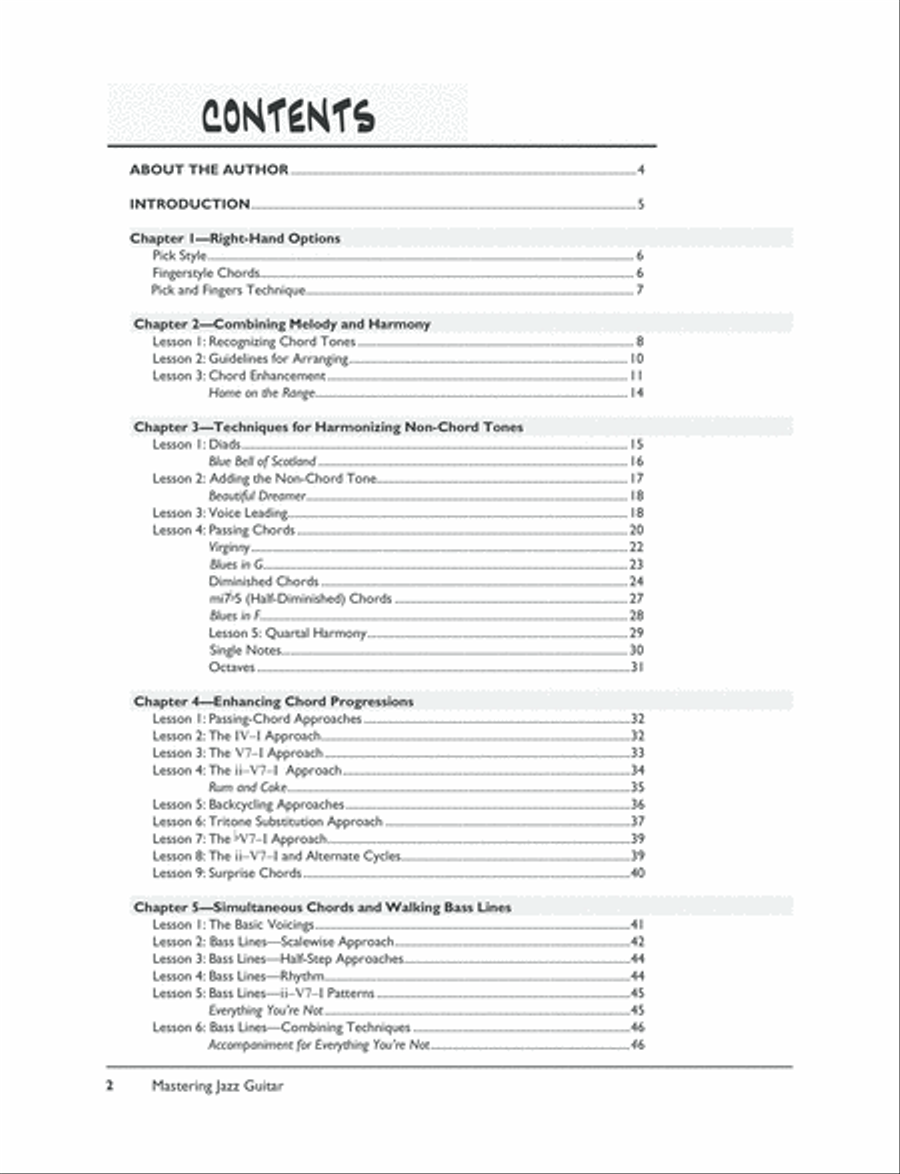 Complete Jazz Guitar Method Electric Guitar scores gallery preview page 7