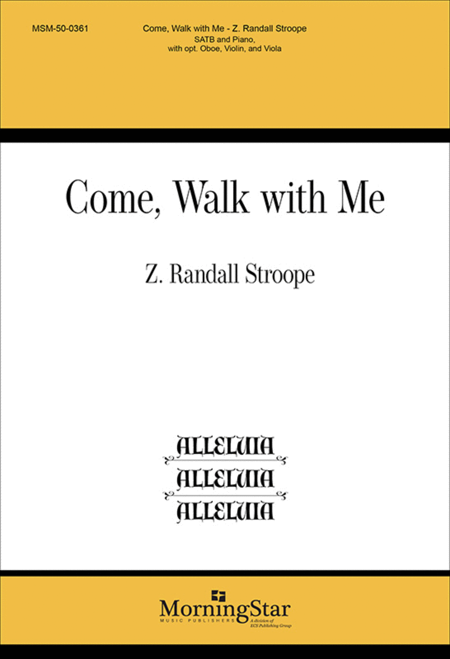 Come, Walk with Me (Instrumental Parts) Choir scores gallery preview page 1