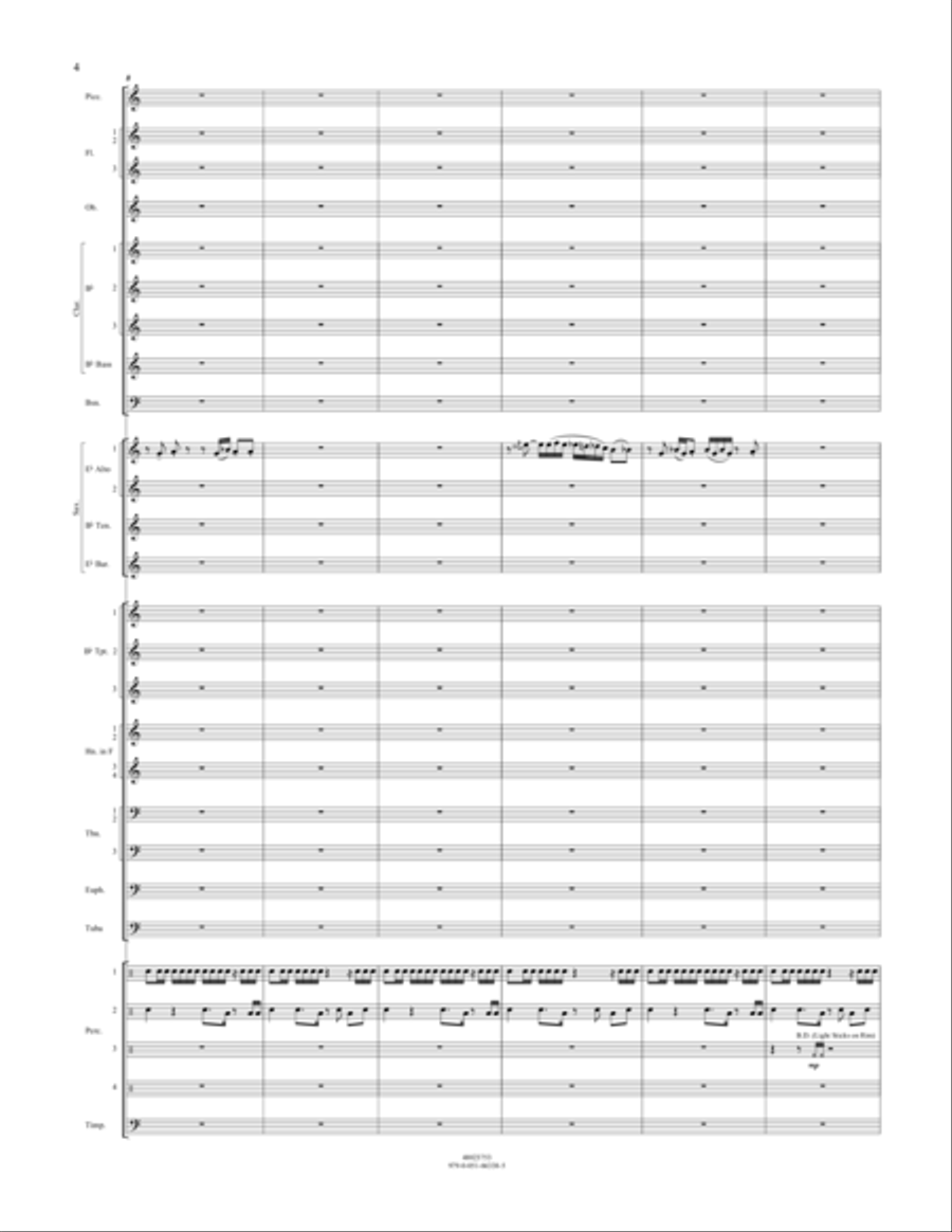Speak to Me - Conductor Score (Full Score) Concert Band scores gallery preview page 4