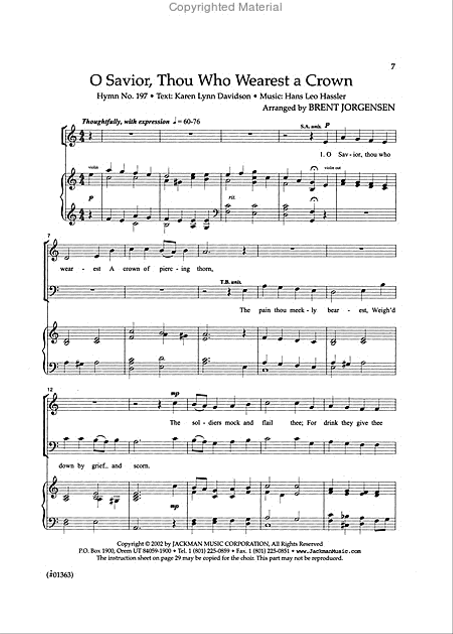 Hymnplicity Easter 4-Part scores gallery preview page 4