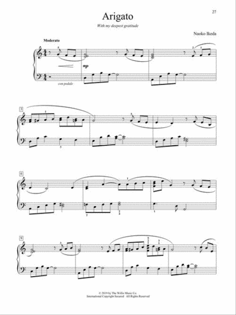 Composer's Choice - Naoko Ikeda Piano Solo scores gallery preview page 7