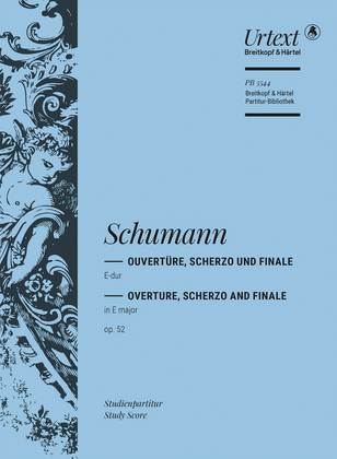 Book cover for Overture, Scherzo and Finale in E major Op. 52
