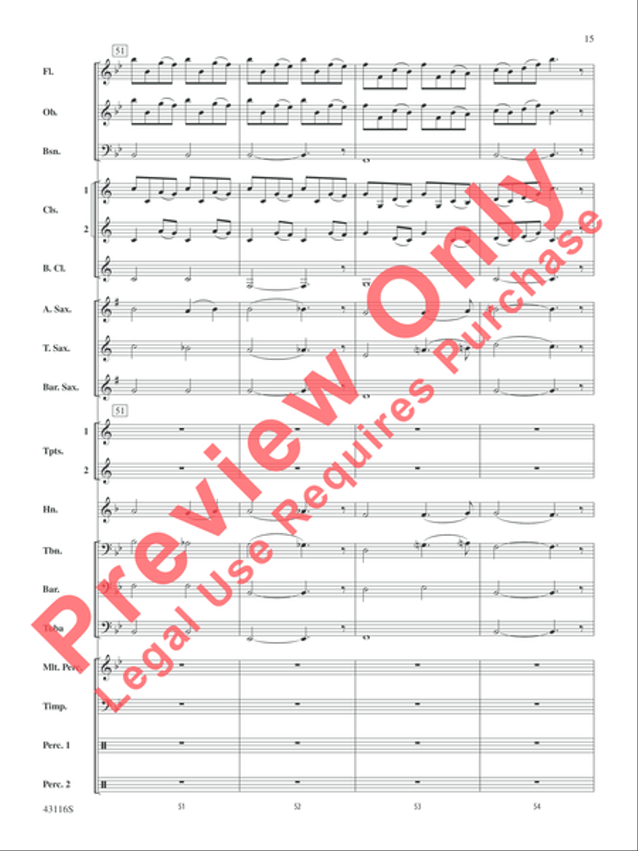 The Best of Leroy Anderson Concert Band scores gallery preview page 16