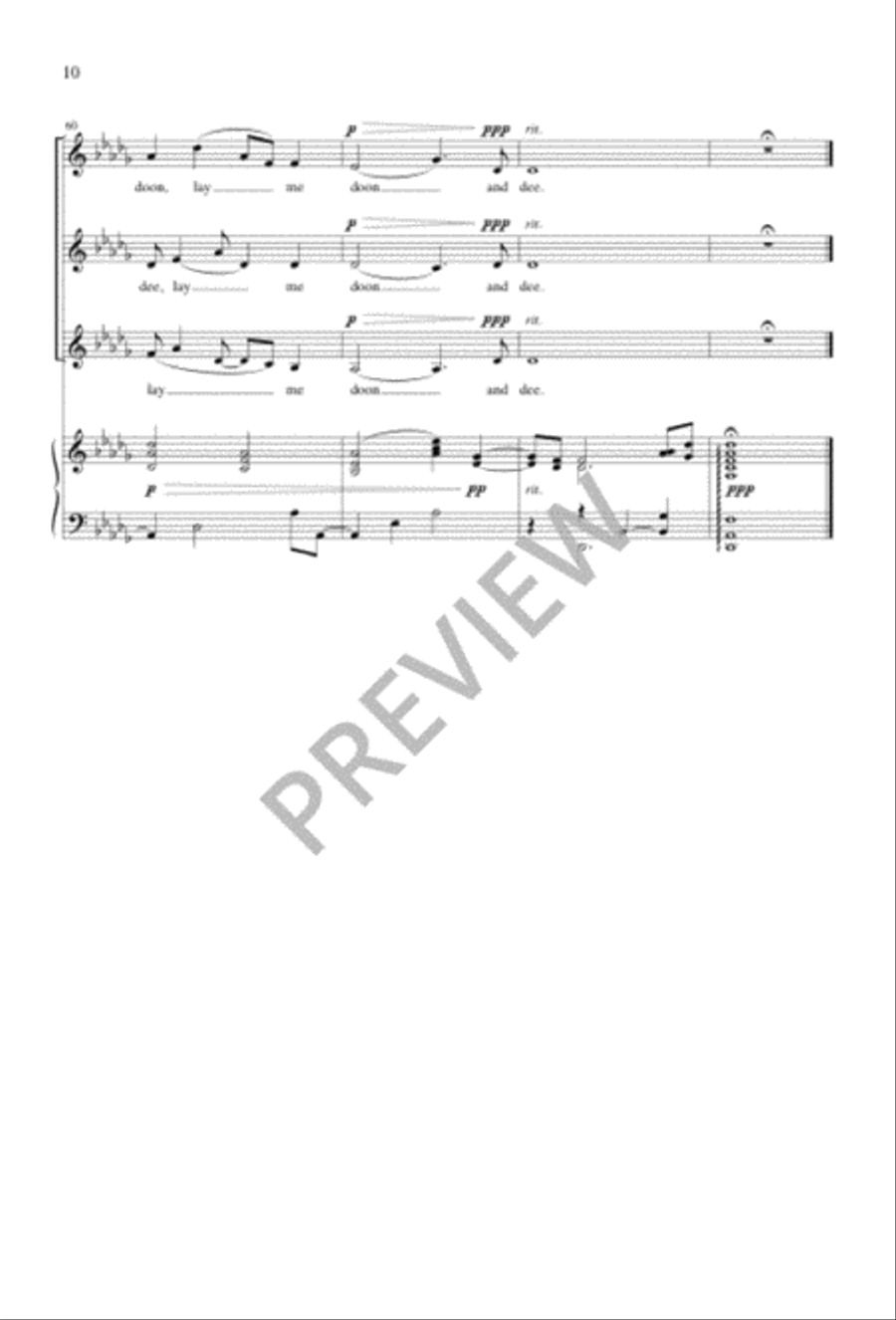 Annie Laurie 3-Part scores gallery preview page 10