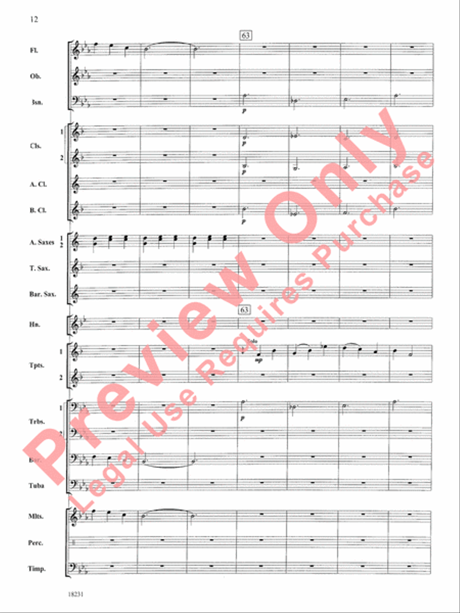 In a French Garden Concert Band scores gallery preview page 13