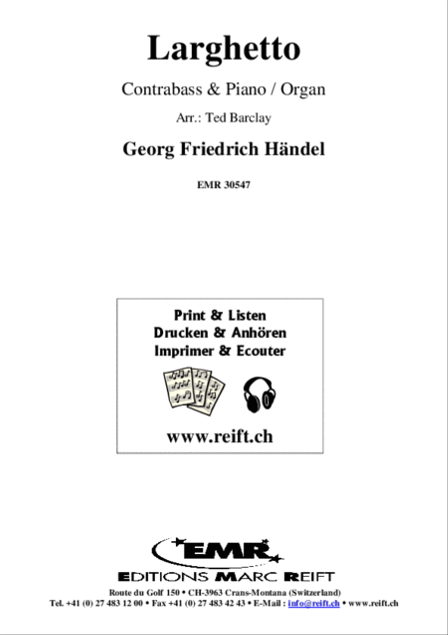 Larghetto Double Bass scores gallery preview page 2
