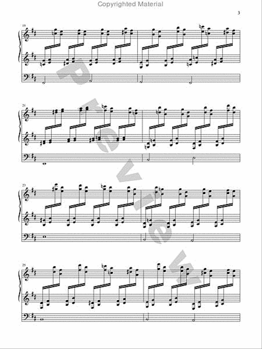 Toccata on VICTIMAE PASCHALI LAUDES Organ scores gallery preview page 4
