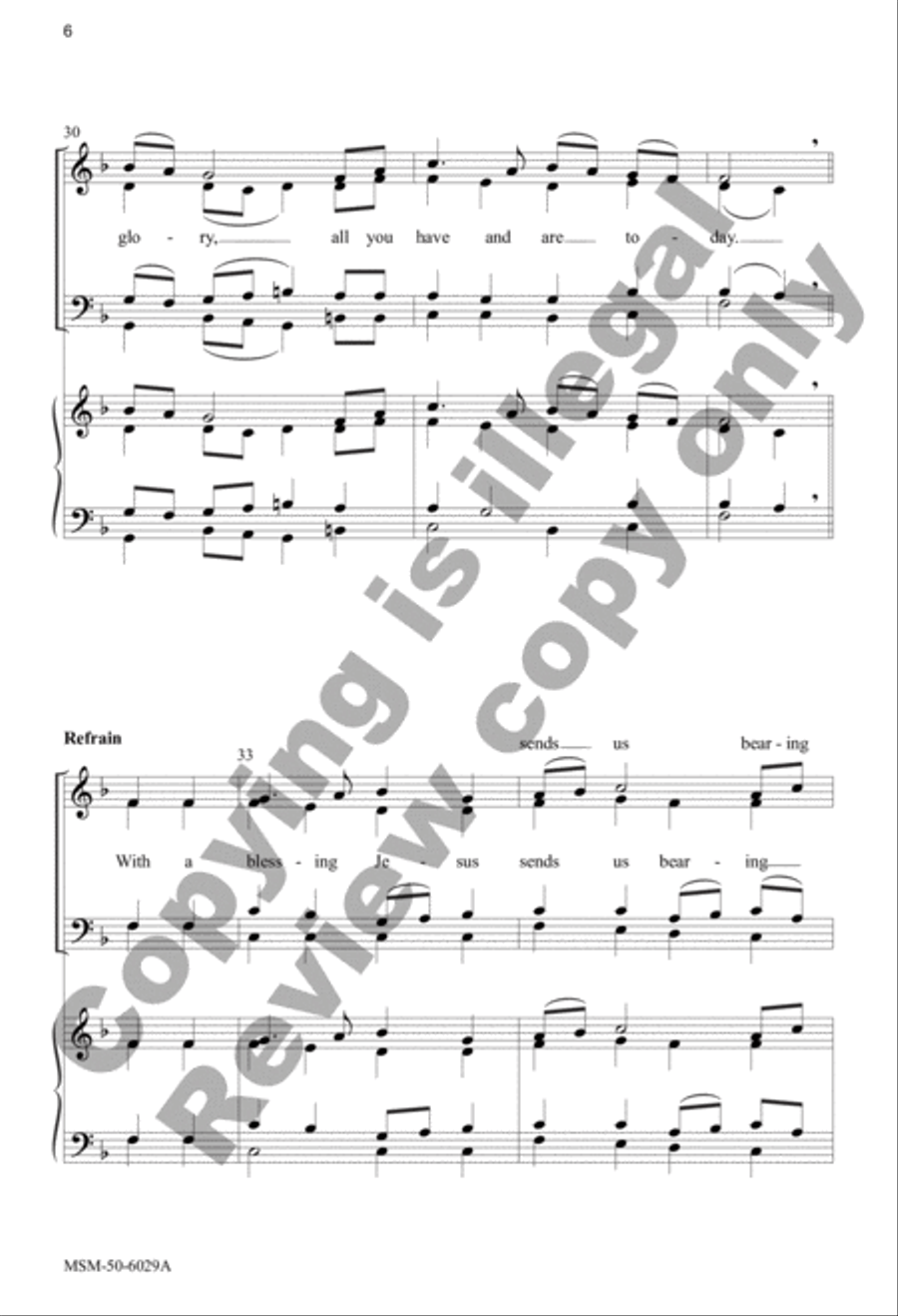 Family Born of Font and Spirit 4-Part scores gallery preview page 6