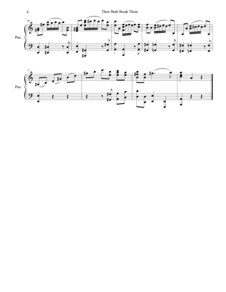 Thou Shalt Break Them (Bb-Clarinet solo and Piano) image number null