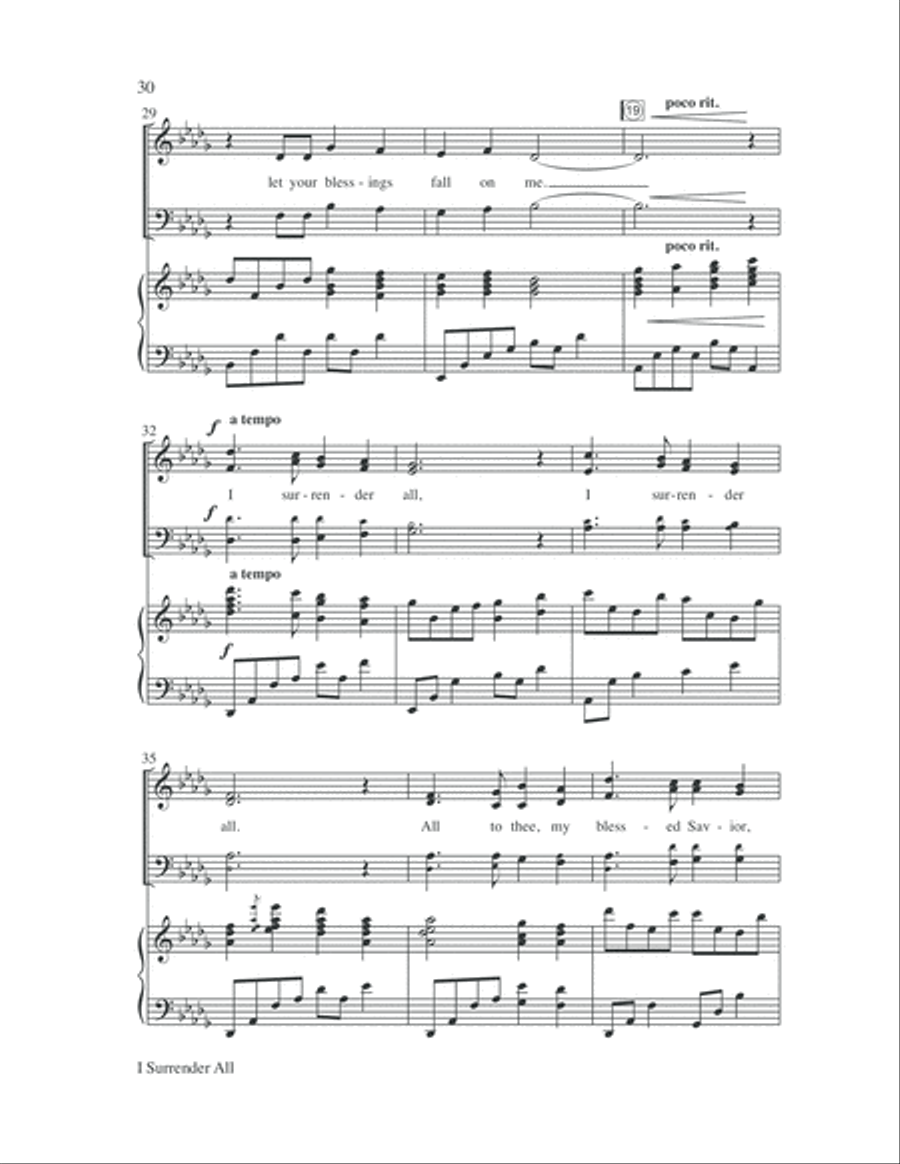 The Seven Last Days 4-Part scores gallery preview page 34