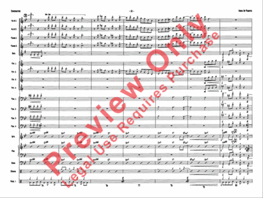 Horn of Puente Jazz Ensemble scores gallery preview page 13
