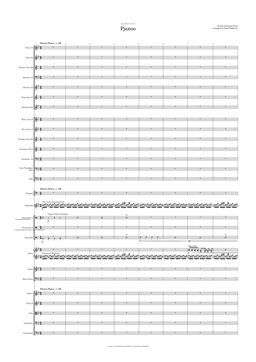Pompeii Full Orchestra scores gallery preview page 1