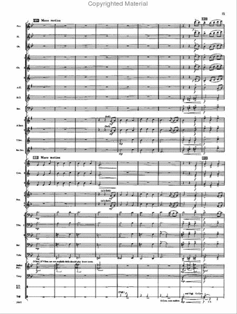 Centuria Concert Band scores gallery preview page 14