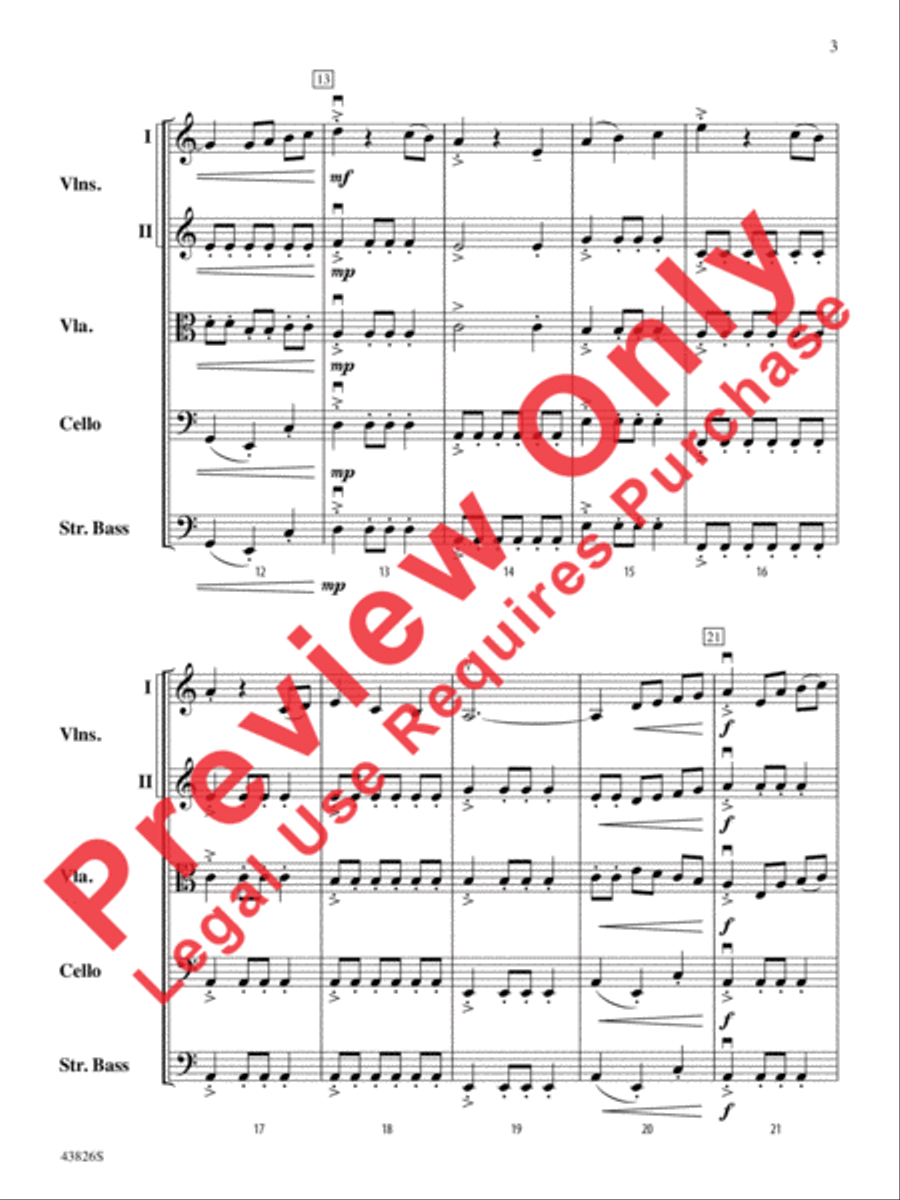 Iroquois Journey Iroquois Journey String Orchestra scores gallery preview page 4
