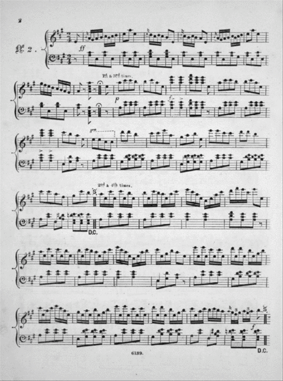 The Boys of Merry England. Quadrilles Piano Solo scores gallery preview page 3