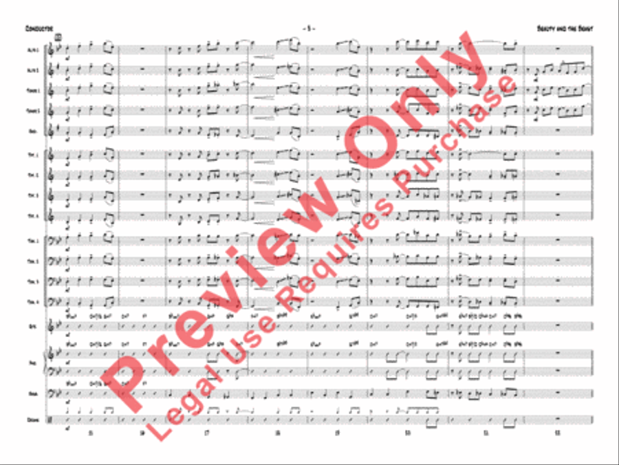 Beauty and the Beast Beauty and the Beast Jazz Ensemble scores gallery preview page 6
