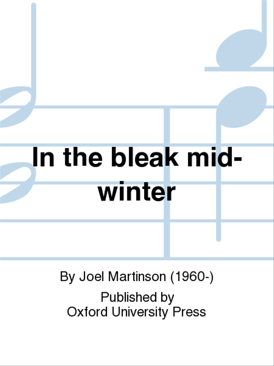 In the bleak mid-winter SSAATTBB scores gallery preview page 1