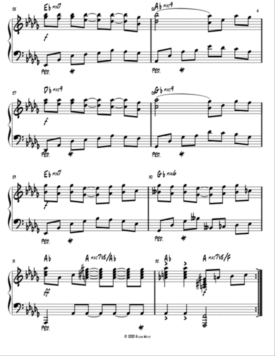 Deep Thoughts Piano Solo scores gallery preview page 4