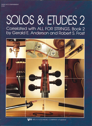 Book cover for Solos And Etudes, Book 2 - Piano Accomp
