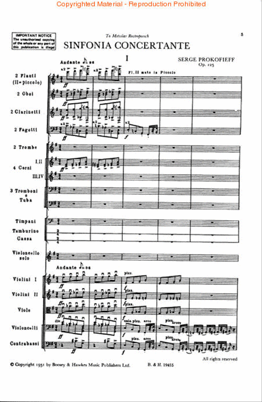 Sinfonia Concertante Op. 125 Study Score scores gallery preview page 2