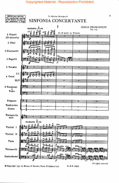 Sinfonia Concertante Op. 125