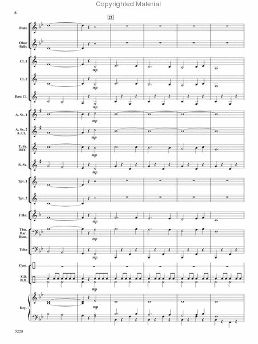 Patriots on Parade Concert Band scores gallery preview page 5